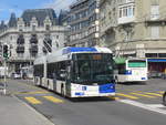 (221'090) - TL Lausanne - Nr. 871 - Hess/Hess Gelenktrolleybus am 23. September 2020 in Lausanne, Bel-Air