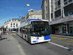 (228'810) - TL Lausanne - Nr. 873 - Hess/Hess Gelenktrolleybus am 11. Oktober 2021 in Lausanne, Bel-Air