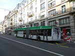 (228'908) - TL Lausanne - Nr. 859 - Hess/Hess Gelenktrolleybus am 11. Oktober 2021 beim Bahnhof Lausanne