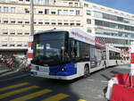 (228'916) - TL Lausanne - Nr. 852 - Hess/Hess Gelenktrolleybus am 11. Oktober 2021 beim Bahnhof Lausanne