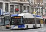 (233'943) - TL Lausanne - Nr. 889 - Hess/Hess Gelenktrolleybus am 13. Mrz 2022 beim Bahnhof Lausanne