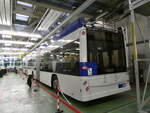 (240'437) - TL Lausanne - Nr. 708 - Hess/Hess Doppelgelenktrolleybus am 1. Oktober 2022 in Lausanne, Dpt Borde