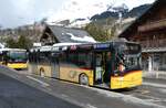 Solaris/911129/285157---postauto-bern---be (285'157) - PostAuto Bern - BE 836'434/PID 10'340 - Solaris (ex Nr. 581) am 1. M�rz 2026 beim Bahnhof Les Diablerets