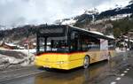 Solaris/911132/285160---postauto-bern---be (285'160) - PostAuto Bern - BE 836'434/PID 10'340 - Solaris (ex Nr. 581) am 1. M�rz 2026 in Les Diablerets, Kongresszentrum Claude Nicollier