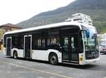 (261'825) - Daimler Buses, Winterthur - VS 565'808 - eMercedes am 29. April 2024 in Brig Postgarage (Einsatz PostAuto)