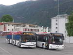 (217'009) - PostAuto Wallis - Nr. 62/VS 84'344 - Solaris am 10. Mai 2020 beim Bahnhof Martigny