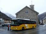 Irisbus/840827/259747---postauto-wallis---vs (259'747) - PostAuto Wallis - VS 32'092/PID 5460 - Irisbus (ex CarPostal Ouest) am 27. Februar 2024 in Saas-Grund, Post
