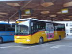 Sion/540187/178169---postauto-wallis---nr (178'169) - PostAuto Wallis - Nr. 16/VS 365'406 - Irisbus am 28. Januar 2017 beim Bahnhof Sion