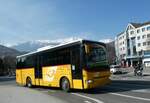 (233'465) - PostAuto Wallis - Nr. 22/VS 365'403 - Irisbus am 7. Mrz 2022 beim Bahnhof Sion