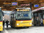 (244'951) - PostAuto Wallis - Nr. 10/VS 241'995/PID 5177 - Irisbus (ex TMR Martigny Nr. 132) am 11. Januar 2023 beim Bahnhof Sion