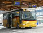 (244'953) - PostAuto Wallis - Nr. 10/VS 241'995/PID 5177 - Irisbus (ex TMR Martigny Nr. 132) am 11. Januar 2023 beim Bahnhof Sion