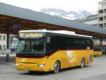 (244'957) - PostAuto Wallis - Nr. 10/VS 241'995/PID 5177 - Irisbus (ex TMR Martigny Nr. 132) am 11. Januar 2023 beim Bahnhof Sion