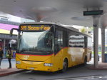 (175'555) - PostAuto Wallis - VS 354'601 - Irisbus am 9. Oktober 2016 beim Bahnhof Visp