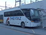 (202'433) - Theytaz, Sion - VS 11'003 - Setra am 16. Mrz 2019 beim Bahnhof Visp