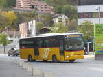 (210'664) - PostAuto Wallis - VS 407'396 - Irisbus am 27. Oktober 2019 beim Bahnhof Visp