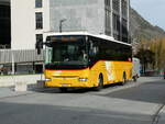 Visp/794072/242010---postauto-wallis---vs (242'010) - PostAuto Wallis - VS 407'396 - Irisbus am 30. Oktober 2022 beim Bahnhof 
Visp