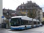 (260'131) - VBZ Zrich - Nr. 68 - Hess/Hess Doppelgelenktrolleybus am 4. Mrz 2024 in Zrich, Klusplatz