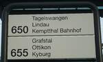 effretikon/741649/138147---zvv-haltestellenschild---effretikon-bahnhof (138'147) - ZVV-Haltestellenschild - Effretikon, Bahnhof - am 7. Mrz 2012
