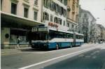 (017'208) - VBZ Zrich - Nr. 27 - Mercedes Gelenktrolleybus am 7. Juni 1997 in Zrich, Langstrasse