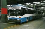 (032'601) - VBZ Zrich - Nr. 105 - Mercedes Gelenktrolleybus am 26. Juni 1999 in Zrich, Garage Hardau