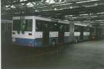 (032'608) - VBZ Zrich - Nr. 8 - Mercedes Gelenktrolleybus am 26. Juni 1999 in Zrich, Garage Hardau