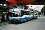 (041'931) - VBZ Zrich - Nr. 115 - Mercedes Gelenktrolleybus am 13. Juli 2000 in Zrich, Bucheggplatz