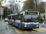 (143'731) - VBZ Zrich - Nr. 123 - Mercedes Gelenktrolleybus am 21. April 2013 in Zrich, Botanischer Garten