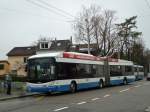 (143'759) - VBZ Zrich - Nr. 147 - Hess/Hess Gelenktrolleybus am 21. April 2013 in Zrich, Berghaldenstrasse