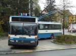 (143'762) - VBZ Zrich - Nr. 140 - Mercedes Gelenktrolleybus am 21. April 2013 in Zrich, Lehenstrasse