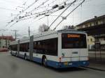 zurich/394540/143812---vbz-zuerich---nr (143'812) - VBZ Zrich - Nr. 88 - Hess/Hess Doppelgelenktrolleybus am 21. April 2013 in Zrich, Bucheggplatz
