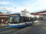 (148'269) - VBZ Zrich - Nr. 175 - Hess/Hess Gelenktrolleybus am 9. Dezember 2013 in Zrich, Bucheggplatz
