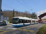 (159'403) - VBZ Zrich - Nr. 67 - Hess/Hess Doppelgelenktrolleybus am 19. Mrz 2015 in Zrich, Bucheggplatz
