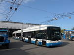 (183'663) - VBZ Zrich - Nr. 89 - Hess/Hess Doppelgelenktrolleybus am 20. August 2017 in Zrich, Garage Hardau