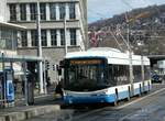(246'979) - VBZ Zürich - Nr. 87 - Hess/Hess Doppelgelenktrolleybus am 9. März 2023 in Zürich, Sihlpost/HB