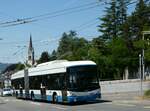 (251'444) - VBZ Zrich - Nr. 148 - Hess/Hess Gelenktrolleybus am 13. Juni 2023 in Zrich, Bucheggplatz