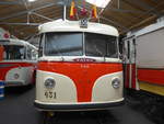 (198'802) - DPP Praha - Nr. 431 - Tatra Trolleybus (ex DPB Bratislava/SK; ex DPMIJ Liberec; ex DPP Praha Nr. 431) am 20. Oktober 2018 in Praha, PNV-Museum
