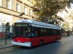 (136'283) - BKV Budapest - Nr. 608 - Ganz-Skoda Trolleybus am 3. Oktober 2011 in Budapest, M Andrssy t (Opera)