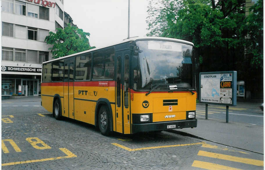 (012'429) - Burri, Teuffenthal - BE 60'582 - NAW/R&J am 29. Mai 1995 beim Bahnhof Thun