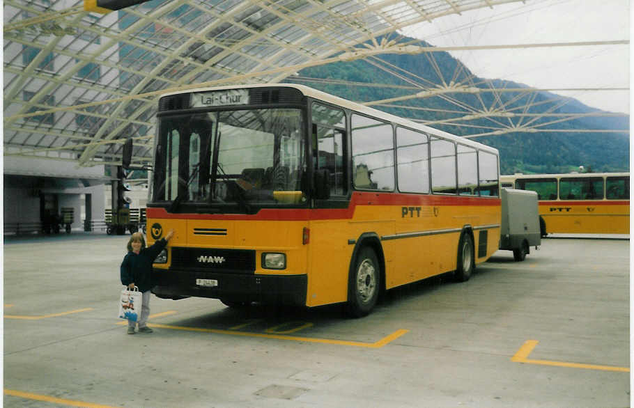 (014'233) - PTT-Regie - P 24'438 - NAW/Hess am 2. Juli 1996 in Chur, Postautostation