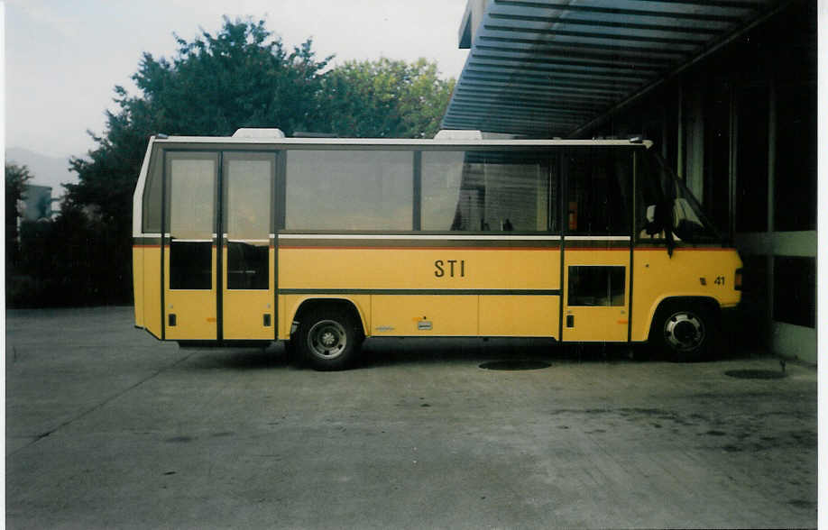 (014'705) - STI Thun - Nr. 41/BE 443'241 - Mercedes/Auwrter am 17. August 1996 in Thun, Garage