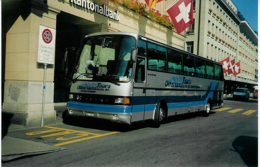 (015'209) - AAGI Interlaken - Nr. 13/BE 13'507 - Setra am 11. September 1996 in Bern, Bundesplatz
