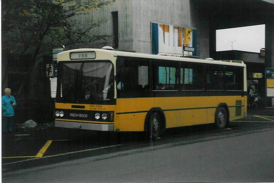 (015'436) - Graf, Buchs - Nr. 6/SG 230'606 - Frech+Hoch (ex Voegtlin-Meyer, Brugg Nr. 15) am 10. Oktober 1996 beim Bahnhof Buchs