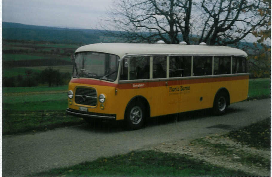 (015'708) - Flori, Wohlen - AG 36'463 - Berna/BBO (ex Merzaghi, Maroggia) am 20. Oktober 1996 zwischen Oltingen und Zeglingen