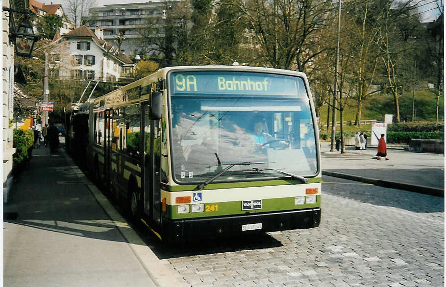 (016'607) - SVB Bern - Nr. 241/BE 518'241 - Van Hool am 24. Mrz 1997 in Bern, Brengraben