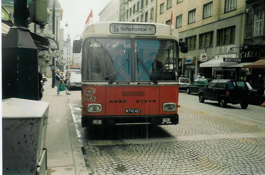 (017'110) - Wiener Linien - Nr. 8462/W 740'462 - Grf/Steyr am 23. Mai 1997 in Wien, W. Markt