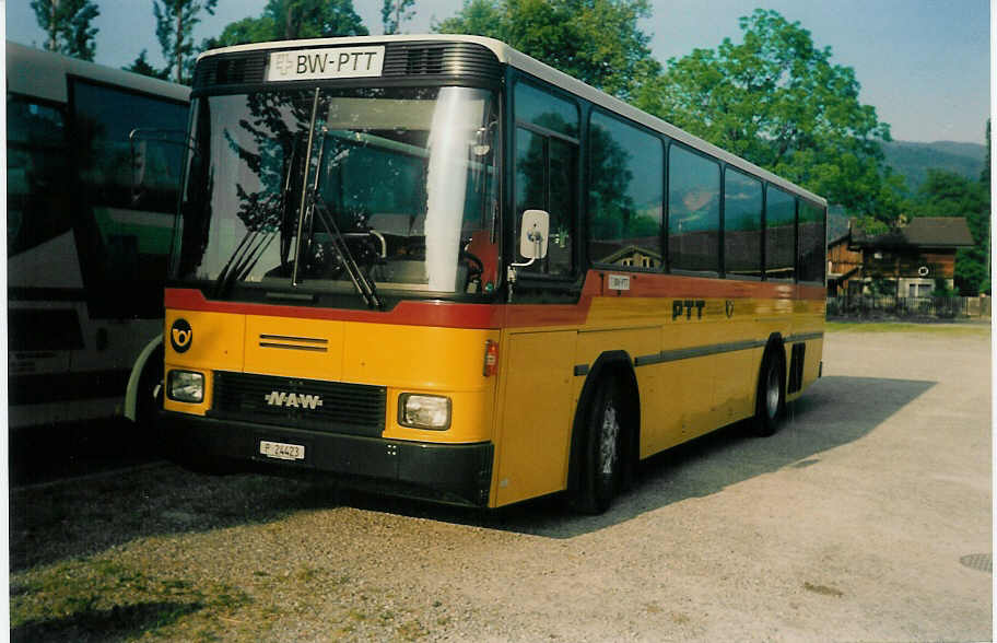 (017'121) - PTT-Regie - P 24'423 - NAW/Hess am 28. Mai 1997 in Thun, Lachenwiese