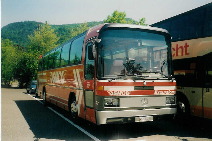 (017'129) - SMC Montana - Nr. 27/VS 159'727 - Mercedes am 31. Mai 1997 in Thun, Seestrasse