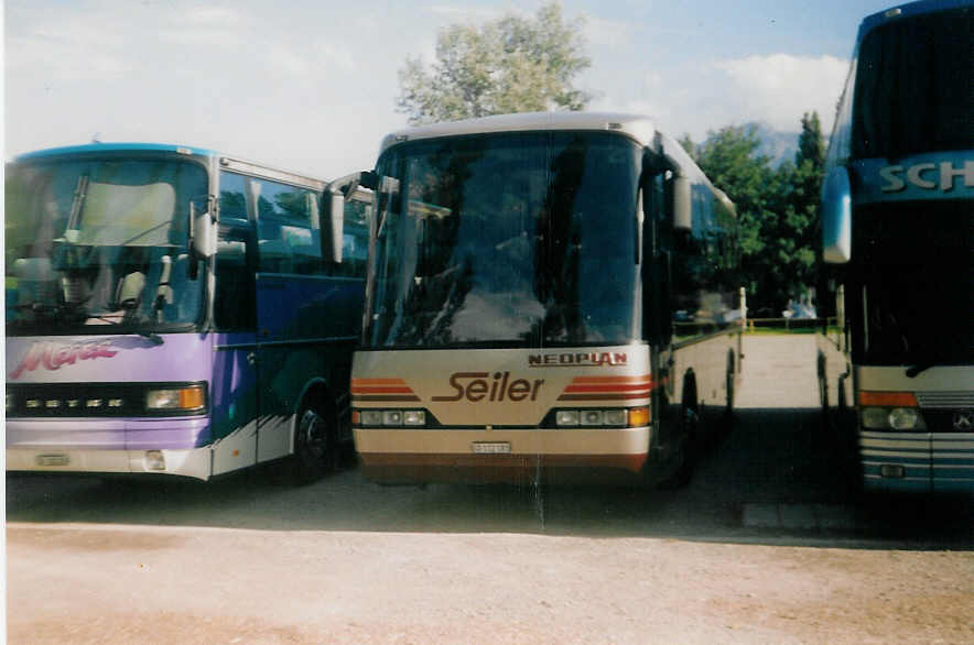 (017'401) - Seiler, Gerlafingen - SO 112'181 - Neoplan am 20. Juni 1997 in Thun, Lachenwiese