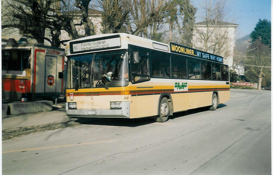 (021'609) - STI Thun - Nr. 62/BE 452'462 - Mercedes/R&J am 5. Februar 1998 in Thun, Aarefeld (Einsatz AvH)