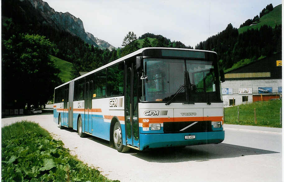 (023'102) - GFM Fribourg - Nr. 129/FR 459 - Volvo/Hess am 1. Juni 1998 beim Schwarzsee